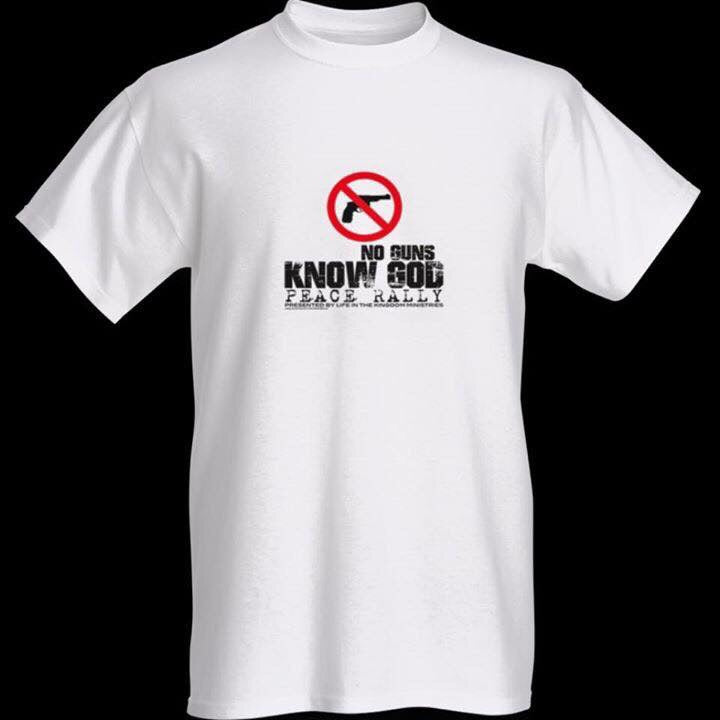 NO Guns Know God T-Shirt